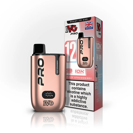 FIZZY STRAWBERRY - UK - IVG PRO KIT - 5 Pack