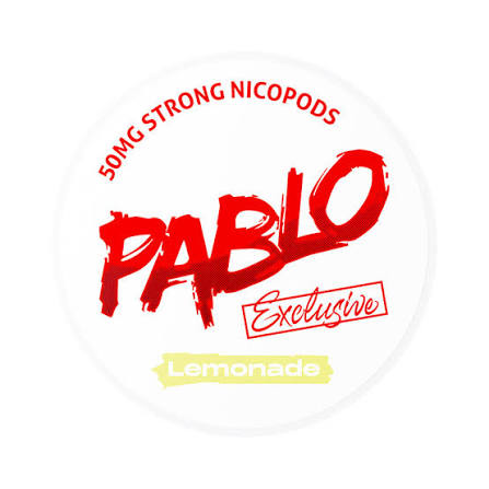 LEMONADE - NICOTINE POUCH - PABLO EXCLUSIVE- STRONG - 10 Pack
