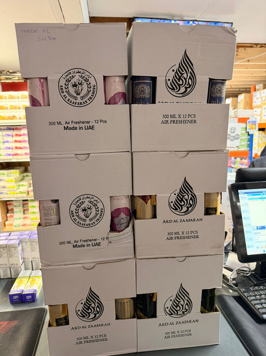 Ard Al Zaafaran Black Variant Air Freshener 300ml (12-Pack)