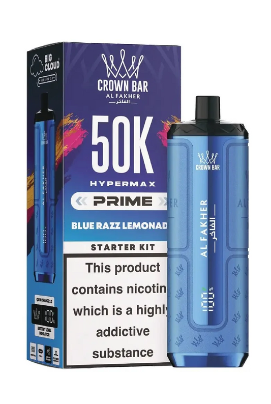 BLUE RAZZ LEMONADE - KIT - UK - 50K - CROWN BAR - AL FAKHER - 5 Pack