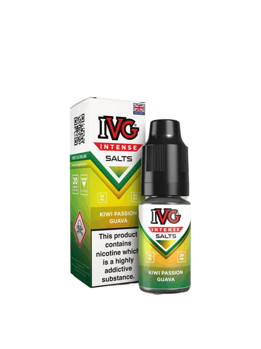 KIWI PASSION GUAVA - UK - IVG INTENSE - 20mg LIQUID - 10 PACK