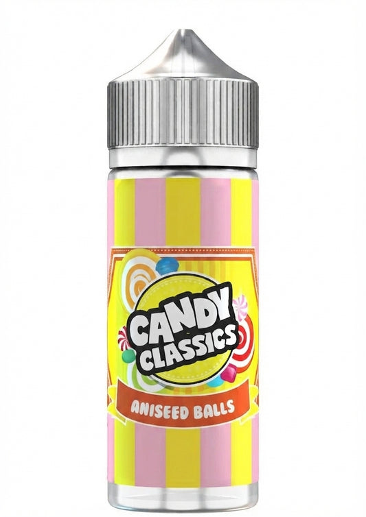 ANISEED BALLS -  UK - CANDY CLASSICS -  100ml LIQUID - 1 PACK
