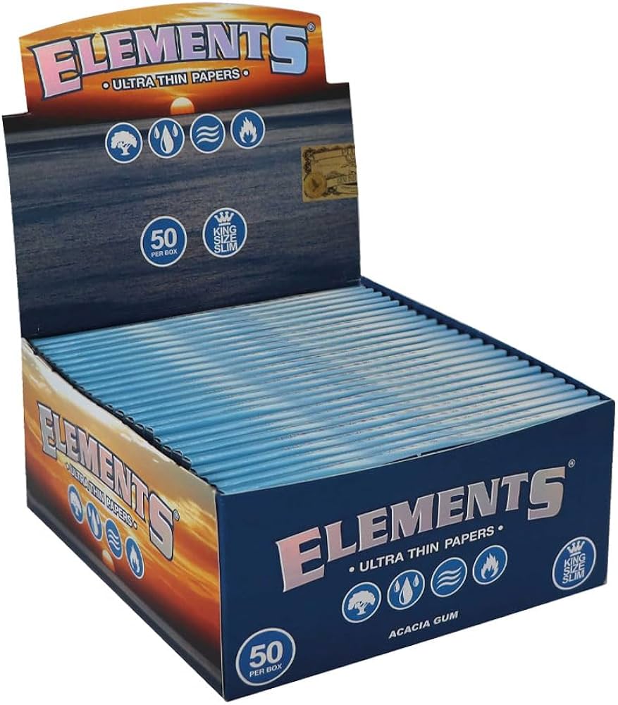 ACACIA GUM - ULTRA THIN PAPER - ELEMENTS - 50 Pack