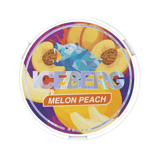 MELON PEACH - NICOTINE POUCH - ICEBERG - 16GR - 10 Pack