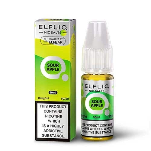 SOUR APPLE- IE - ELFLIQ - 20mg LIQUID - 10 PACK