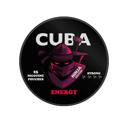 ENERGY - NINJA EDITION - NICOTINE POUCH - CUBA - 10 Pack