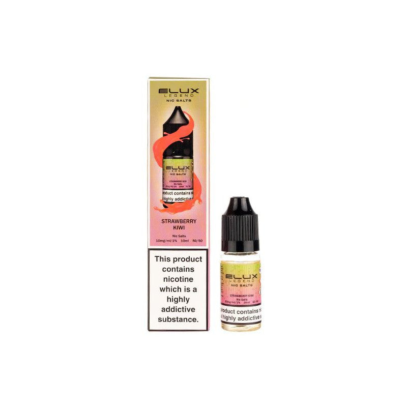 Strawberry Kiwi 10ml Nic Salt E-Liquid by Elux