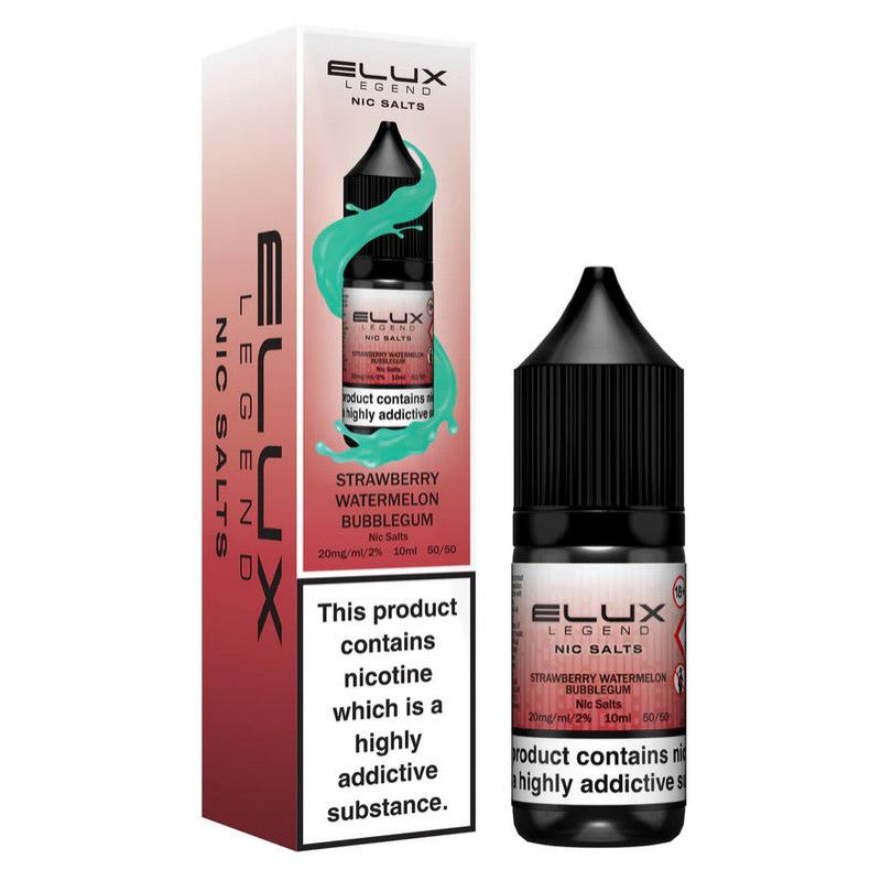 Strawberry Watermelon Bubblegum Nic Salt E-Liquid by Elux