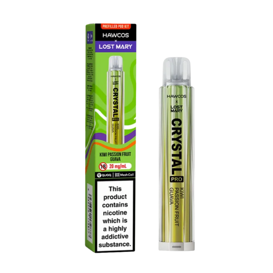 Lost Mary x Hawcos 600 Kiwi Passionfruit Guava