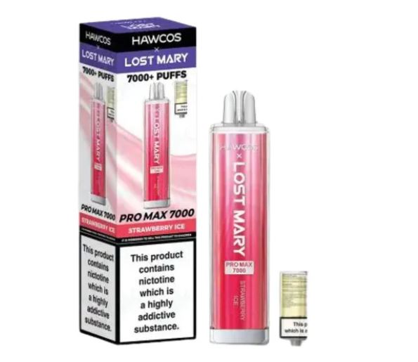Lost Mary Pro-Max 7000 Strawberry Ice (Pack Of 10)