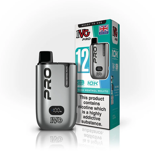 FRESH MENTHOL MOJITO - UK - IVG PRO KIT - 5 Pack