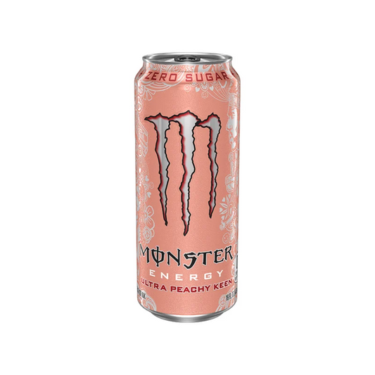 ULTRA PEACH KEEN - MONSTER ENERGY - 500ML - CAN - (6 x 4) Pack