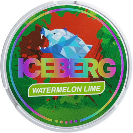 WATERMELON LIME - NICOTINE POUCH - ICEBERG - 16GR - 10 Pack