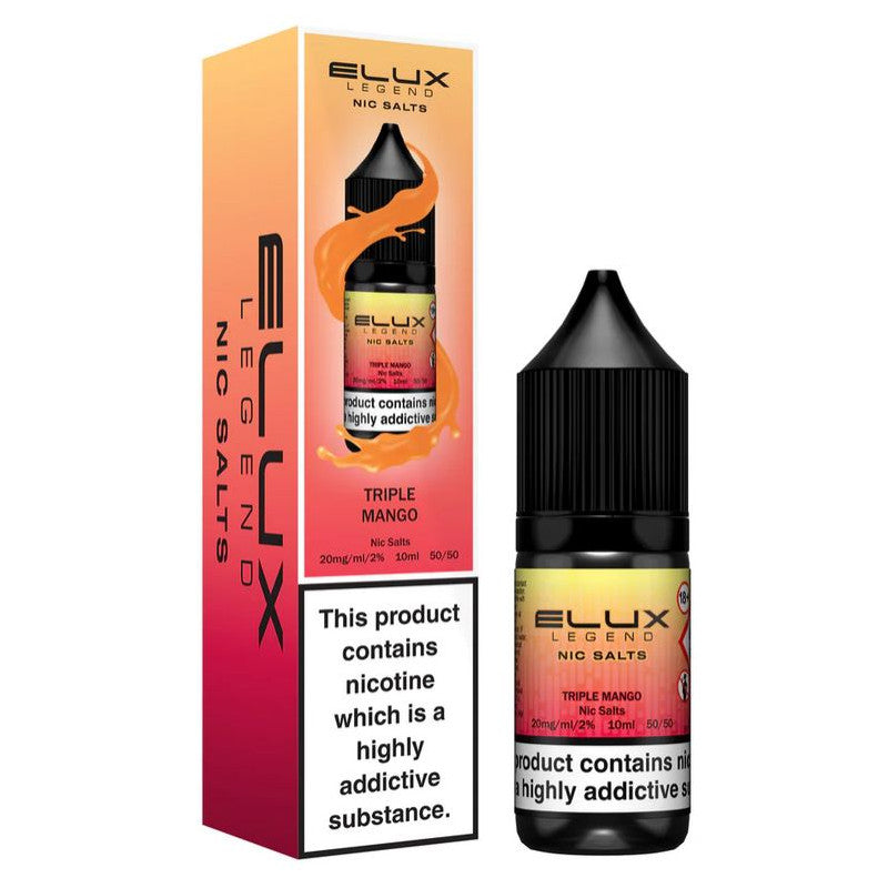 Triple Mango 10ml Nic Salt E-Liquid by Elux