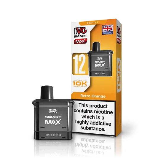 RETRO ORANGE - UK - IVG SMART MAX - POD - 5 Pack