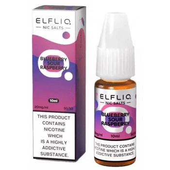 BLUE SOUR RASPBERRY- UK - ELFLIQ - 10mg LIQUID - 10 PACK