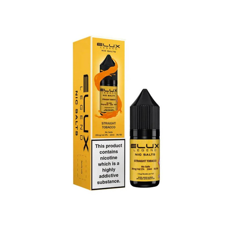 STRAIGHT TOBACCO -  ELUX LEGEND - 10mg LIQUID - 10 PACK