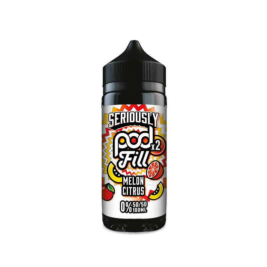MELON CITRUS -  UK - SERIOUSLY POD FILL -  100ml LIQUID - 1 PACK
