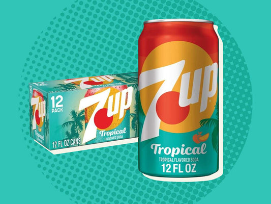 TROPICAL -  7UP - 355ML - CAN - 12 Pack
