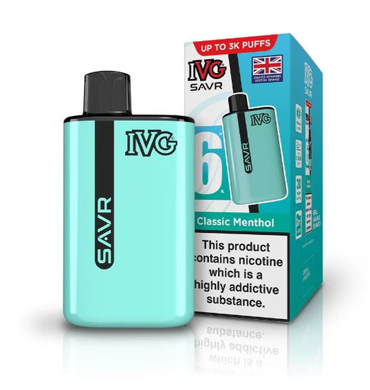 IVG SAVR Classic Menthol (Pack Of 5)