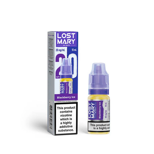 BLACKBERRY ICE 20mg LOST MARY LIQUID - 10 PACK