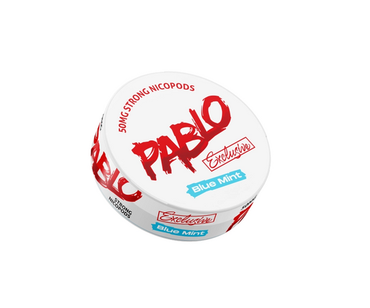 BLUE MINT - NICOTINE POUCH - PABLO EXCLUSIVE- STRONG - 10 Pack  -