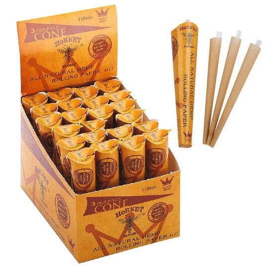 KING SIZE - 110MM - CONES - HORNET - 32 Packs