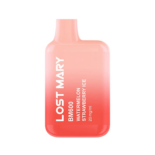 WATERMELON STRAWBERRY ICE - UK - LOST MARY - BM600 - DISPOSABLE - 10 Pack