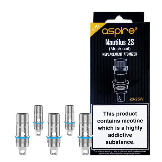 NAUTILUS 2S - 0.7Ω COIL - ASPIRE - 20 PACK