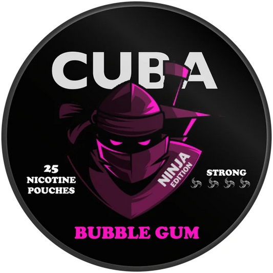 BUBBLE GUM - NINJA EDITION - NICOTINE POUCH - CUBA - 10 Pack