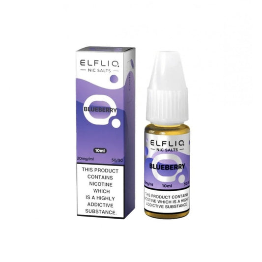 BLUEBERRY - UK- ELFLIQ - 20mg LIQUID - 10 PACK