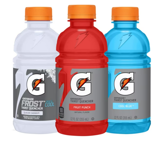 MIX FLAVOURS - GATORADE - 591 ML - BOTTLE - 24 Pack