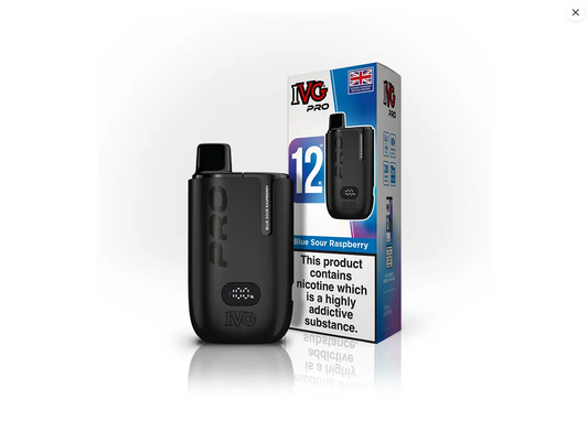BLUE SOUR RASPBERRY - UK - IVG PRO KIT - 5 Pack