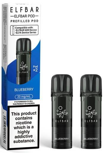 BLUEBERRY - UK - ELFBAR - 600 -PREFILLED PODS - 10 Pack
