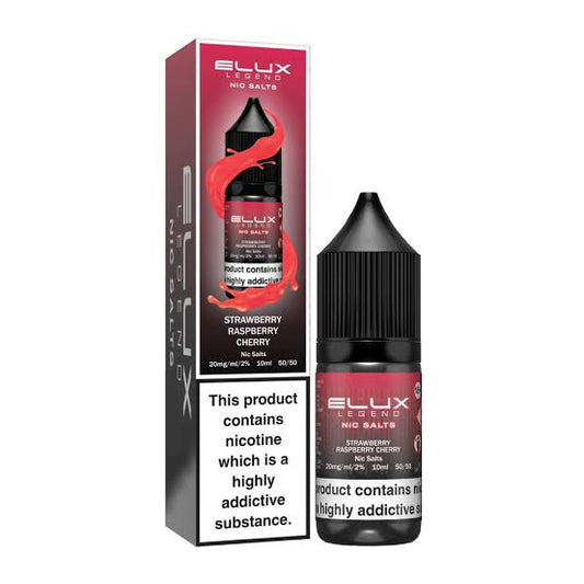 STRAWBERRY RASPBERRY CHERRY -  ELUX LEGEND - 10mg LIQUID - 10 PACK