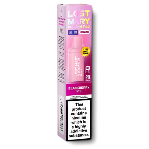 BLACKBERRY ICE UK BM600 POD LOST MARY - 10 Pack