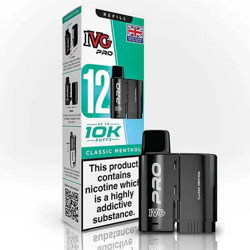 CLASSIC MENTHOL - UK - IVG PRO POD - 5 Pack