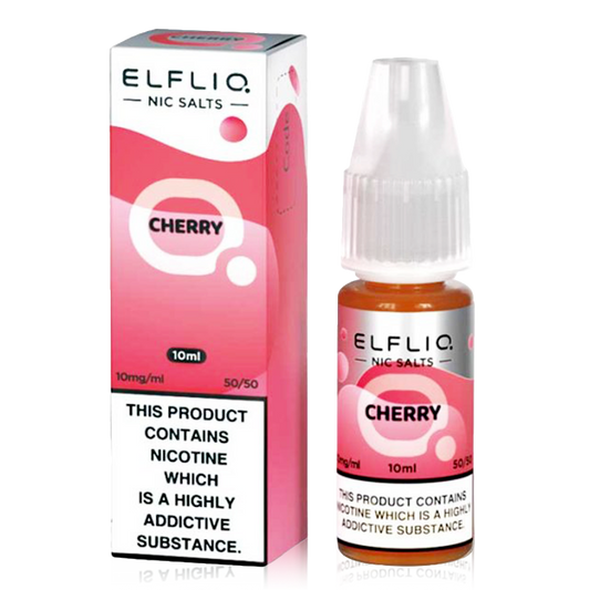 CHERRY- IE - ELFLIQ - 10mg LIQUID - 10 PACK