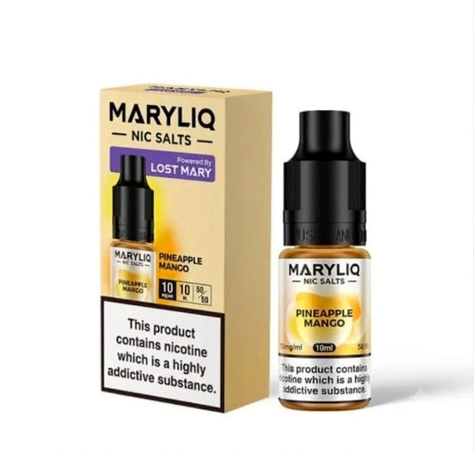 PINEAPPLE MANGO - UK MARYLIQ - 10mg LIQUID - 10 PACK