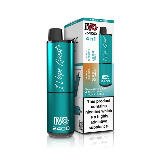 COCONUT EDITION 4 IN 1 IVG 2400 UK - 5 PACK