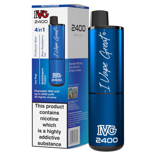 BLUE EDITION 4 IN 1 IVG 2400 IE - 5 PACK