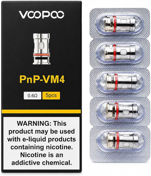 PNP VM4 0.6Ω COIL - VOOPOO - 10 PACK