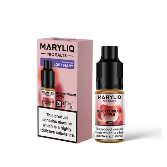 BLACK CURRANT APPLE  - IE MARYLIQ - 20mg LIQUID - 10 PACK
