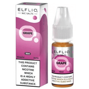 GRAPE- IE - ELFLIQ - 10mg LIQUID - 10 PACK