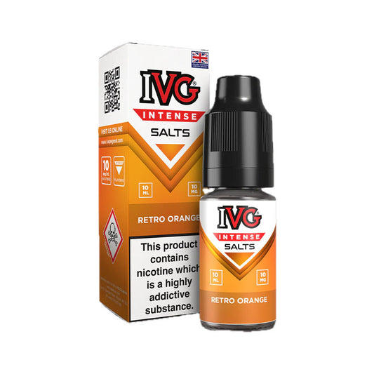 RETRO ORANGE - UK - IVG INTENSE - 10mg LIQUID - 10 PACK