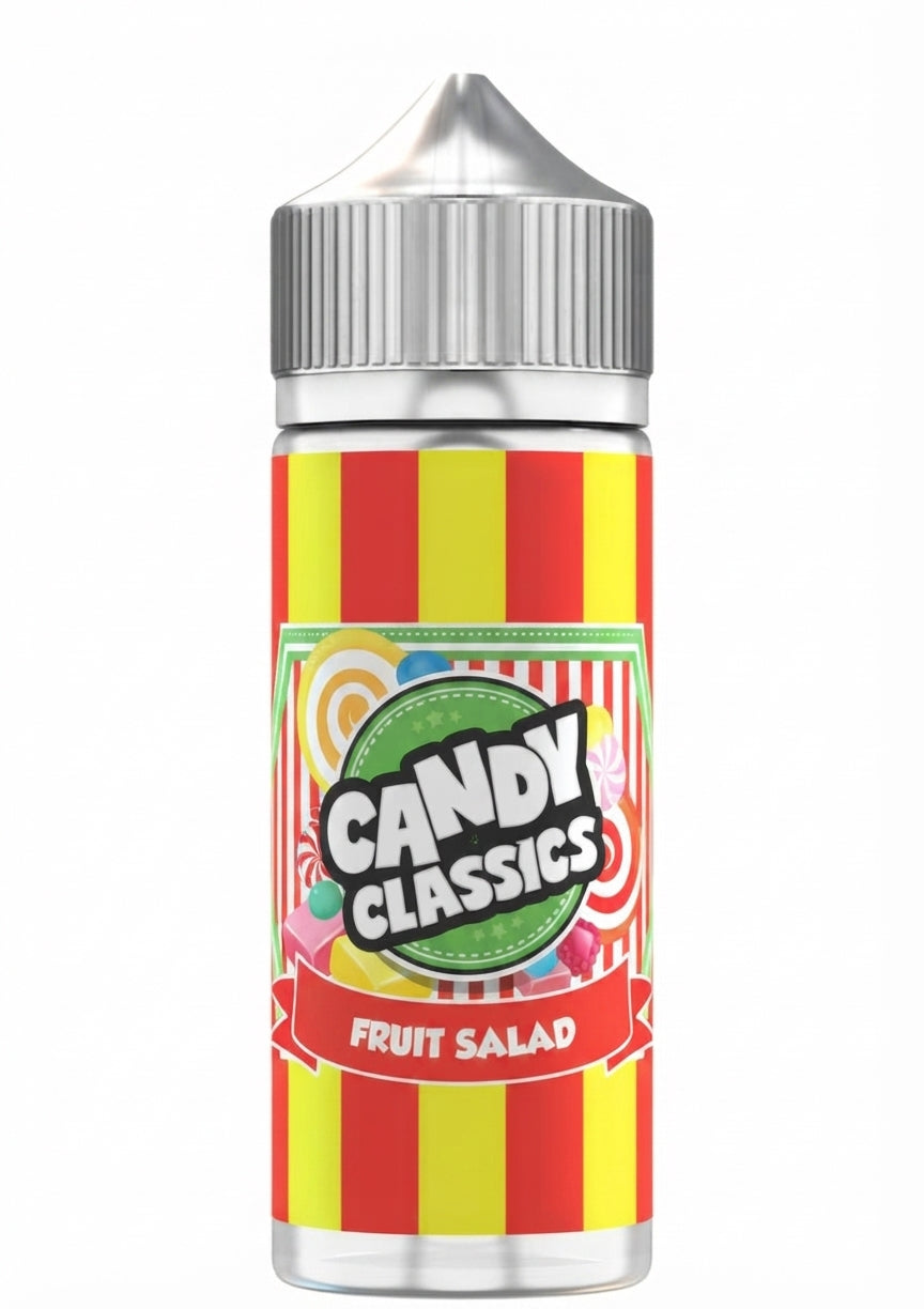 FRUIT SALAD -  UK - CANDY CLASSICS -  100ml LIQUID - 1 PACK