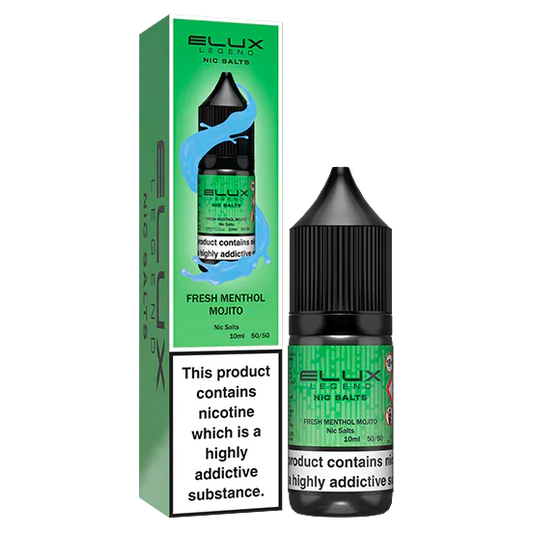 FRESH MENTHOL MOJITO-  ELUX LEGEND - 10mg LIQUID - 10 PACK