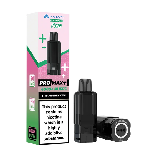 STRAWBERRY KIWI - UK - HAYATI 6000 - POD - 5 Pack