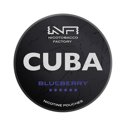 BLUEBERRY - 5 Dot - NICOTINE POUCH - CUBA - 10 Pack