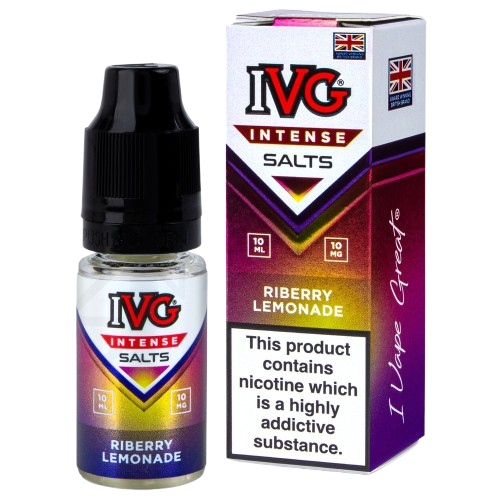 RIBERRY LEMONADE - UK - IVG INTENSE - 10mg LIQUID - 10 PACK